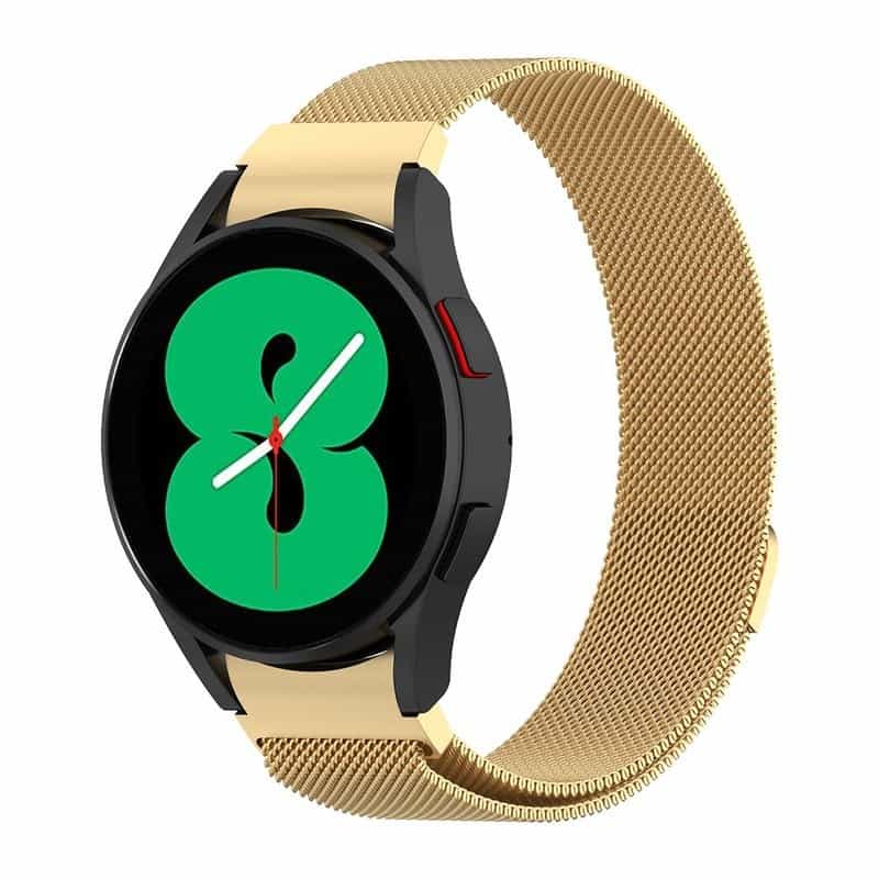 Bracelete Milanesa Samsung Watch Dourado Galaxy 6 Classic