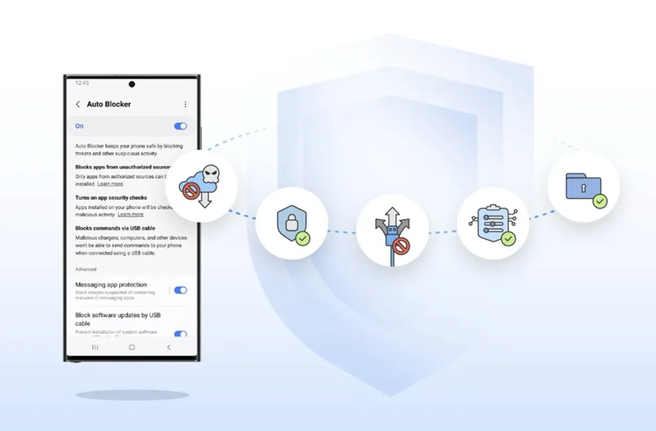 Imagem sobre Auto Blocker da Samsung veio trazer ainda mais segurança!